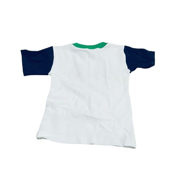 Vtg Small Steps Baby Clothes Color Block 3 Piece Set Car Theme 24 Months Boy - Picture 8 of 14